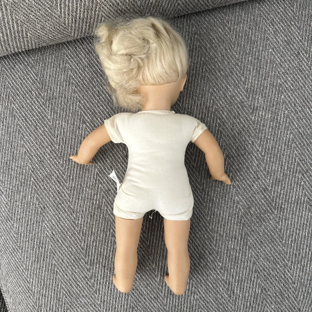 Simba Baby Doll Kids 12 Inch Blonde‎ Blue Sleep Eyes Good Soft Body Vintage